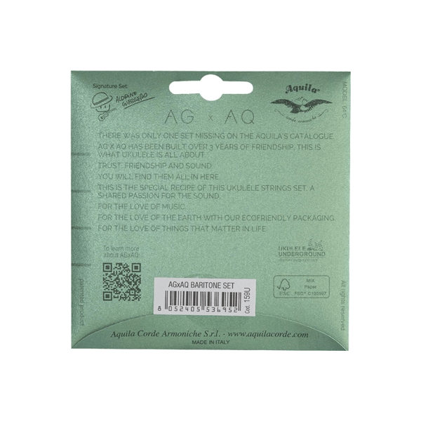 Aquila 159U AGXAQ Ukulele Set, DGBE