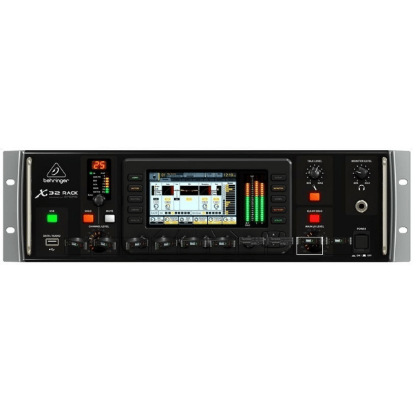 BEHRINGER X32 RACK MIXER DIGITALE 3U RACK 16 PREAMPLIFICATORI MICROFONICI MIDAS INTERFACCIA AUDIO USB 40 IN 25 BUS 2 AES50 KLARK TEKNIK SUPERMAC