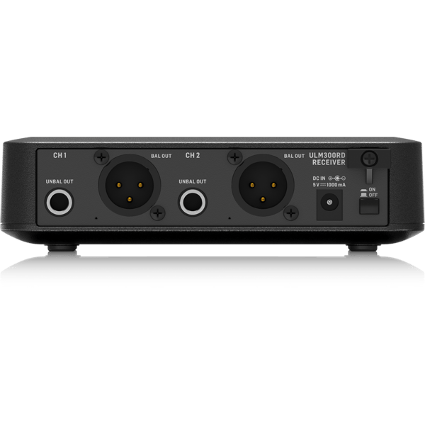 BEHRINGER ULM302 MIC DOPPIO RADIOMICROFONO PALMARE WIRELESS DIGITALE 2,4 GHz
