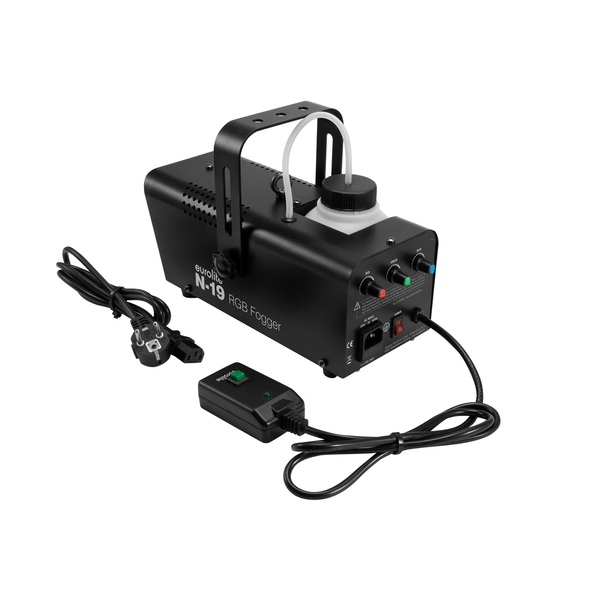 EUROLITE N-19 LED HYBRID RGB SMOKE MACHINE MACCHINA DEL FUMO 600 WATT CON LED RGB