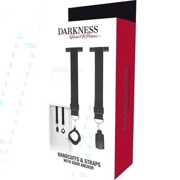 DARKNESS™ - MENOTTES DE PORTE DE BONDAGE
