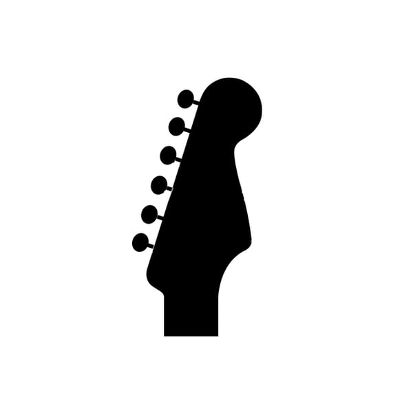 GOTOH Meccaniche per Chitarra Elettrica e Acustica, 6L in linea, Cromata