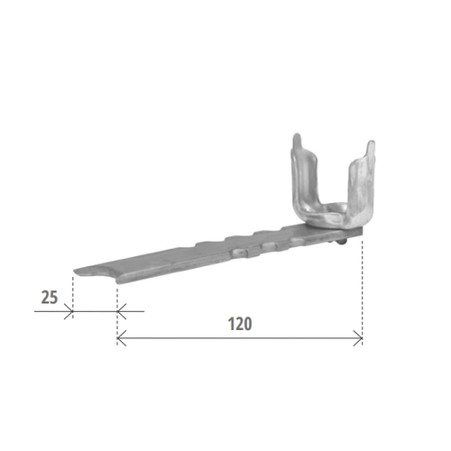 SUPPORTO PESANTE TIPO "G" PER CUSCINETTO 40mm