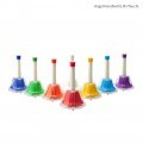 ANGEL Set 8 campanelle multicolore al tocco