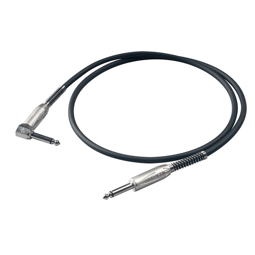 PROEL STAGE Cavo professionale per strumenti con connessioni spina jack Mono Ø 6.3 mm PROEL - spina jack Mono Ø 6.3 mm ad angolo PROEL/S4CPRO - HPC115 - S4RCS. Lunghezza: 3 metri. Colore disponibile: Nero. Altre lunghezze disponibili: visualizzare le specifiche tecniche