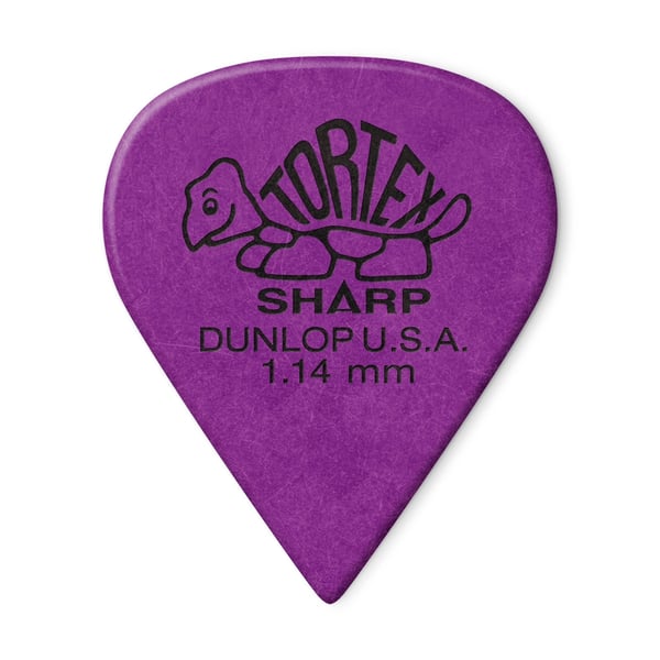 Dunlop 412R1.14 Tortex Sharp Purple
