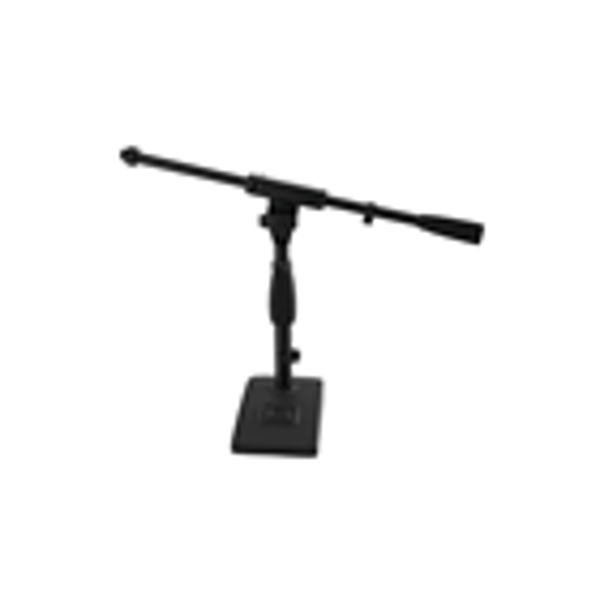 Gator Frameworks GFW-MIC-0821 Supporto microfonico per grancassa e amplificatore con braccio da 40,6 cm e base compatta<br>