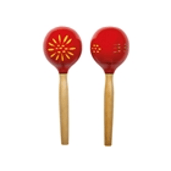 Eko Drums MAR 27 Maracas grandi in legno Rosso