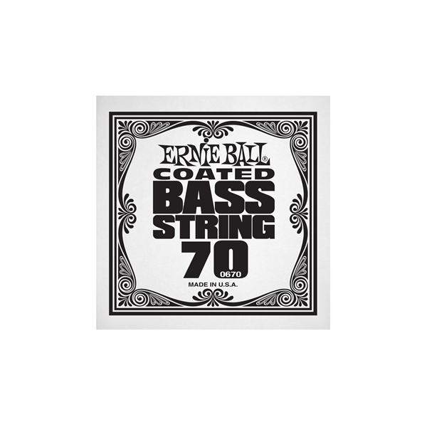 Ernie Ball 0670 Coated Nickel Wound Bass .070