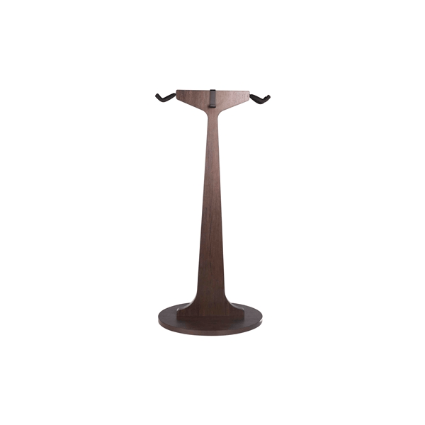 Gator Frameworks GFW-ELITEGTRHNGSTD-2X-BRN Stand appendi-chitarra doppio in finitura noce scuro<br>