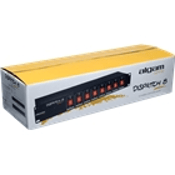 Algam Lighting DISPATCH-8 Multipresa 8 Posti da Rack Interruttori Individuali
