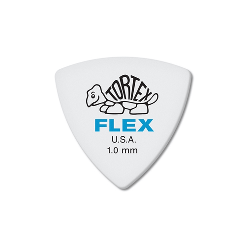 Dunlop 456R1.0 Tortex Flex Triangle 1.0 mm Bag/72