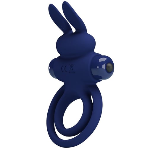 PRETTY LOVE MALE PRETTY LOVE - DAREY DOPPIO ANELLO VIBRANTE CONIGLIO BLU