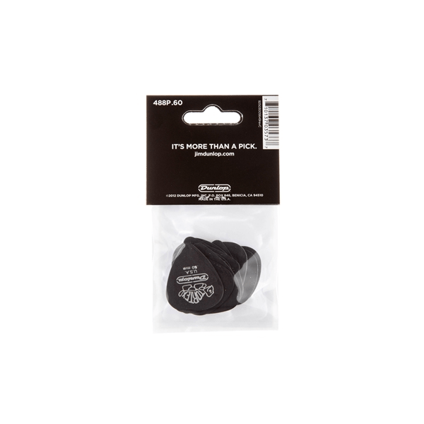 Dunlop 488P Pitch Black Standard .60