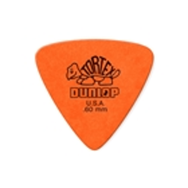Dunlop 431R Tortex Trianlge Orange .60