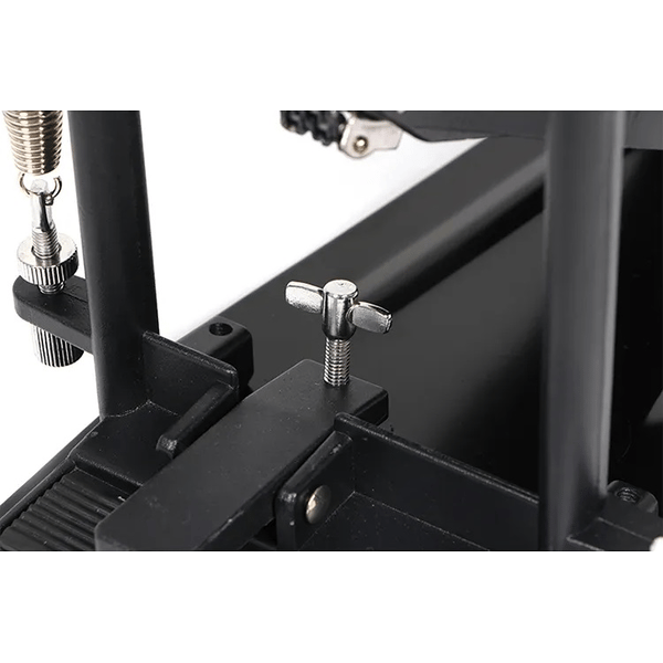 EXTREME P610 PEDALE SINGOLO PER CASSA BATTERIA CON MECCANISMO A CATENA E BASE PIENA IN ACCIAIO