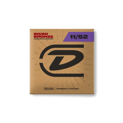 Dunlop DAB1152 Acoustic 80/20 Bronze, Medium Light Set/6