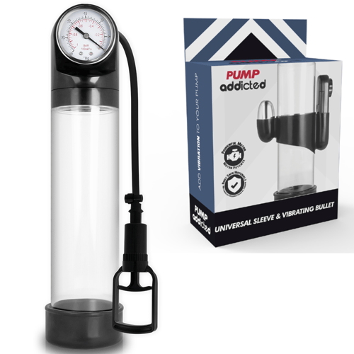 PUMP ADDICTED™ – TRANSPARENTER VIBRATOR RX9