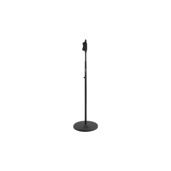 Gator Frameworks GFW-MIC-1201 Supporto microfonico con base rotonda da 30,5 cm e altezza regolabile da 101,6 a 160 cm<br>