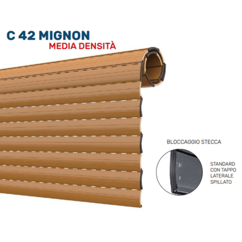 Tapparelle in Acciaio Coibentato C 42 MIGNON 9x42