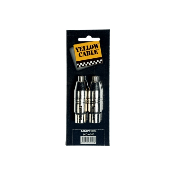 Yellow Cable AD20 Adattatore RCA Femmina/XLR Femmina 2 Pcs