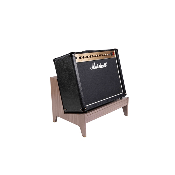 Gator Frameworks GFW-ELITEGTRAMPLG-GRY Stand per amplificatore combo Large in finitura Driftwood Grey<br>