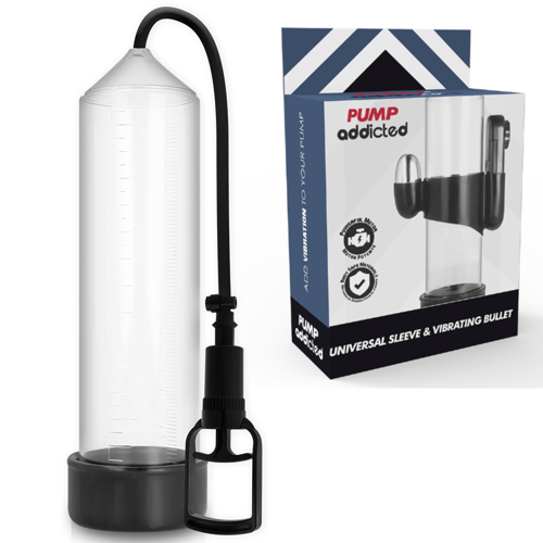 PUMP ADDICTED™ – TRANSPARENTER VIBRATOR RX7