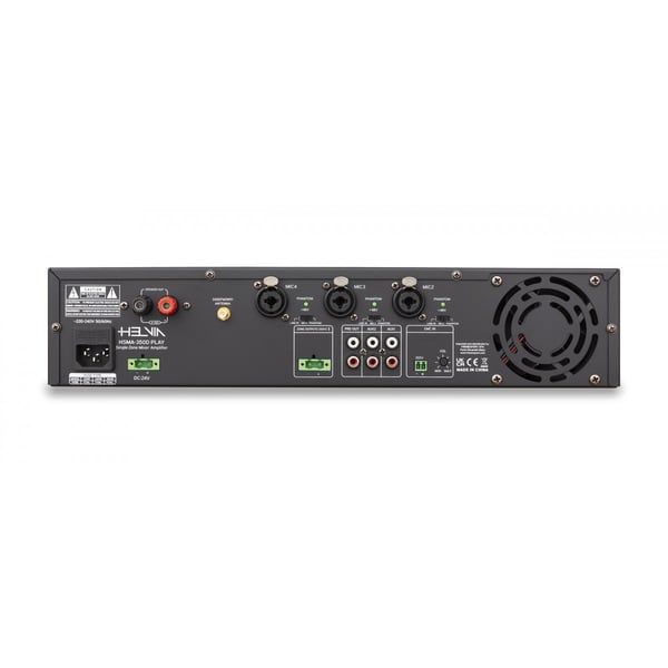 HELVIA Mixer-Amplificatore 1-Zona 350W 2-Unità Rack con DAB+/FM/USB/BT