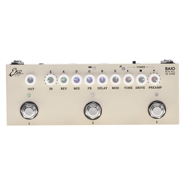 Eko Guitars BAIO Pedale Multieffetto con IR integrati