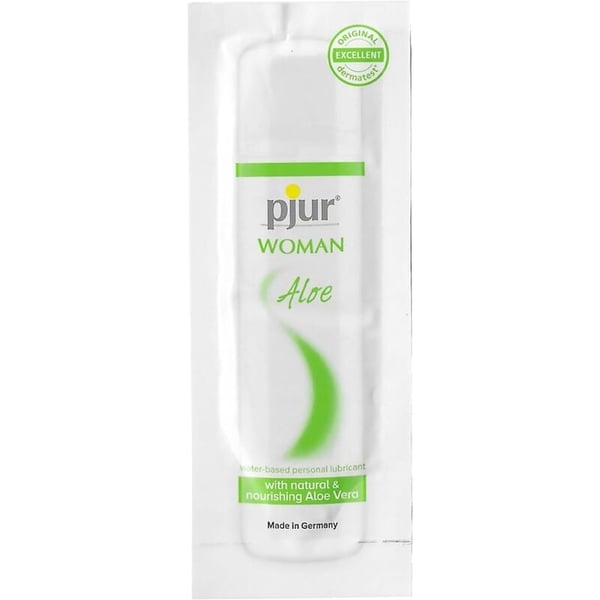 PJUR WOMAN ALOE LUBRIFICANTE A BASE ACQUA 2 ML