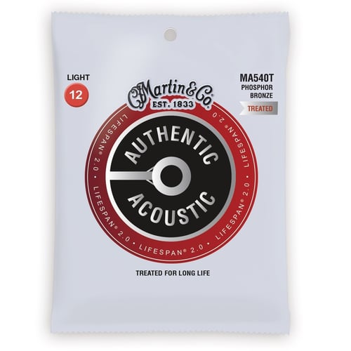 MARTIN Authentic Acoustic Lifespan® 2.0, 92/8 Phosphor Bronze, Light