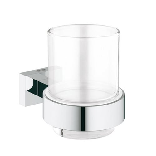 Bicchiere con supporto essentials cube