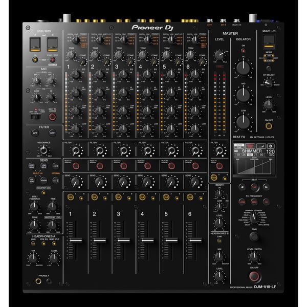 PIONEER Mixer DJ a 6 canali professionale stile Creative con lunghi fader