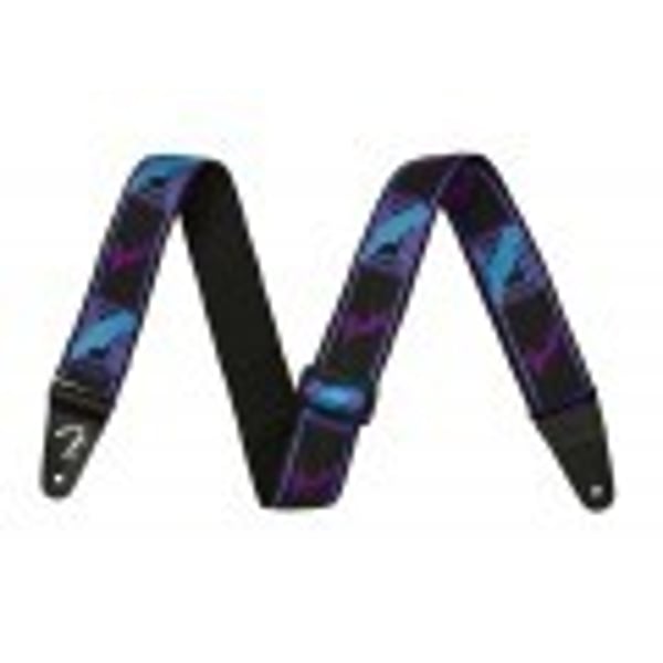 Tracolla Fender Neon Monogrammed, Purple/Blue. Modello 0990681305