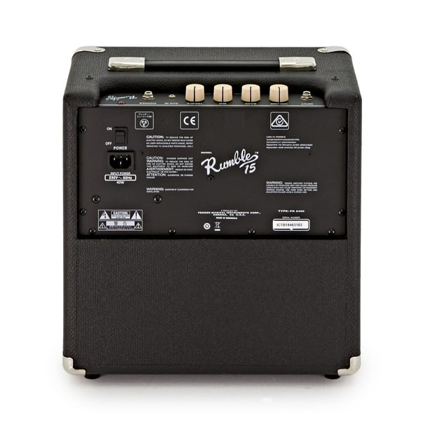 FENDER RUMBLE 15 AMPLIFICATORE COMBO PER BASSO 15W WOOFER 8"