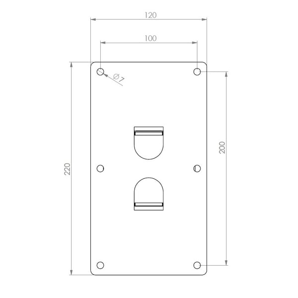 Quik Lok QL/956 Coppia supporti per casse
