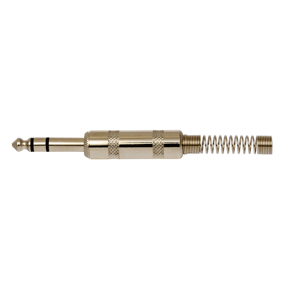 PROEL STAGE Connettore professionale jack stereo 6,3 mm  1/4. Colore: Argento.