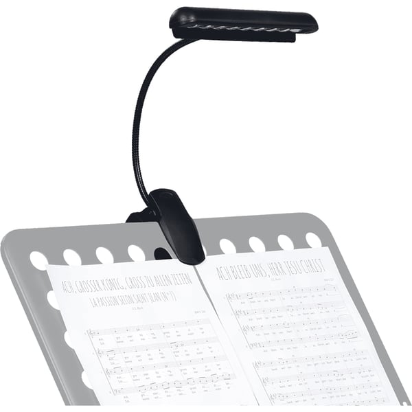 RTX LPL Lampada a Clip Flessibile per Leggio (9 led)