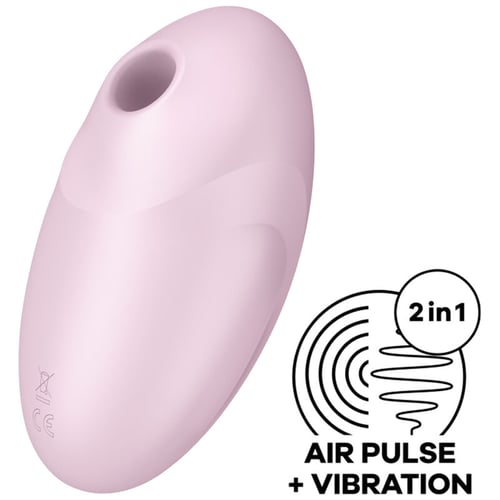 SATISFYER AIR PULSE SATISFYER - STIMOLATORE E VIBRATORE VULVA LOVER 3 ROSA