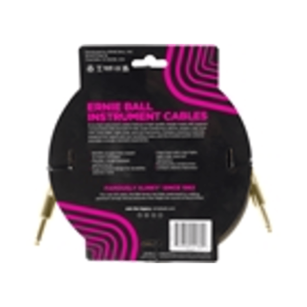 Ernie Ball 6428 Braided Cables Pay Dirt 3m