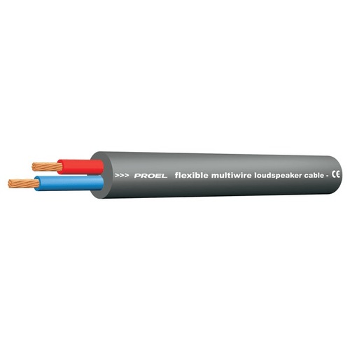 PROEL STAGE Cavo ultra-flessibile a 2 conduttori twistati per diffusori acustici passivi