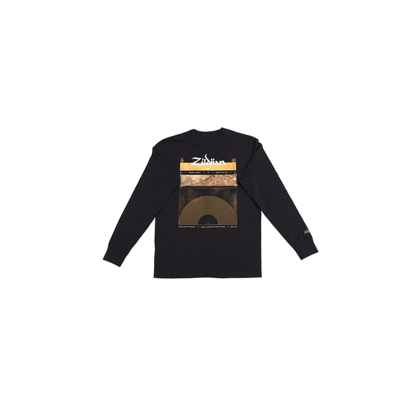 Zildjian ZALS0015LONG SLEEVE BLACK TEE 2XL