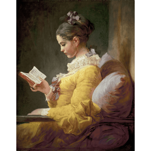 Jean Honore Fragonard Giovane ragazza che legge, c.1770