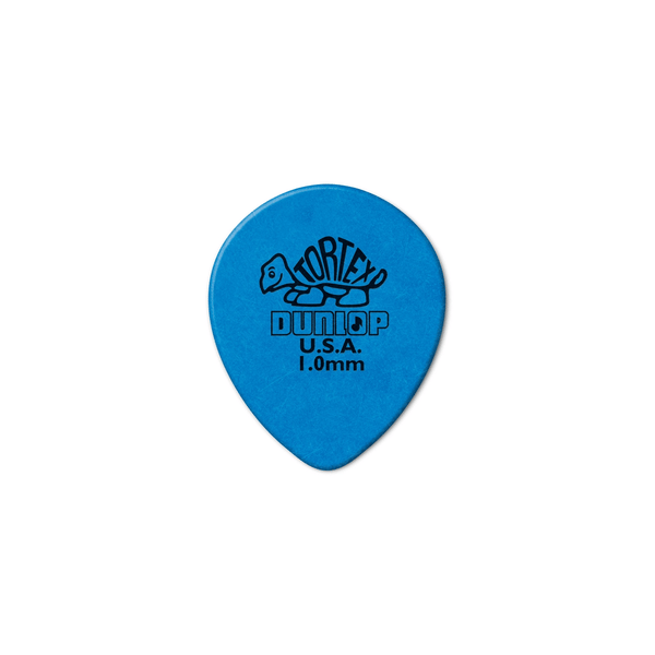 Dunlop 413R Tortex Tear Drop Blue 1.0