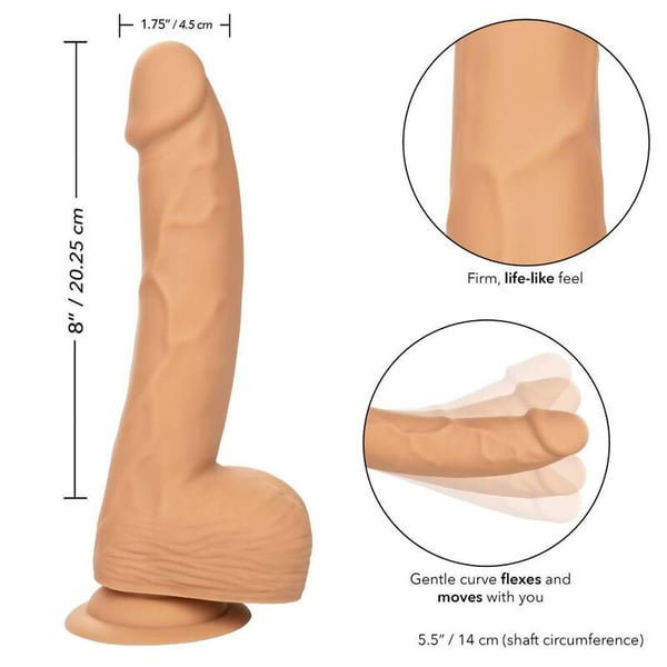 CALIFORNIA EXOTICS SILIKONSTIEFEL 20,32 CM HAUT