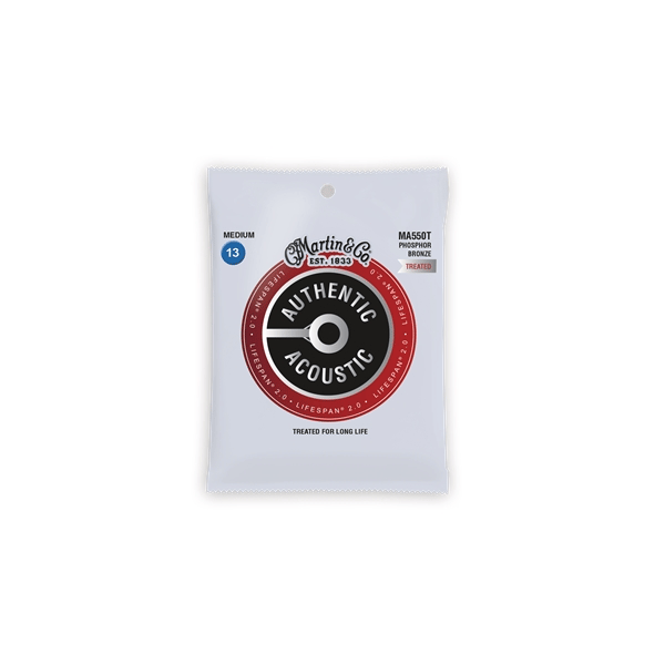 Martin & Co. MA550T Authentic Lifespan 2.0 Medium Phosphor Bronze 13-56