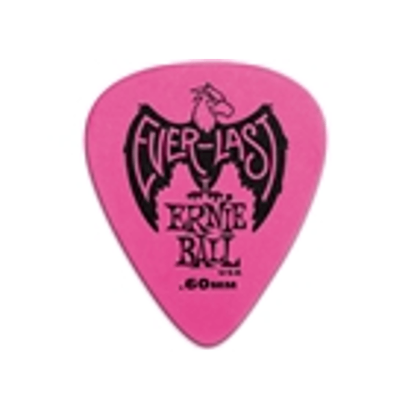 Ernie Ball 9179 Plettri Everlast Pink 0.60mm Busta da 12