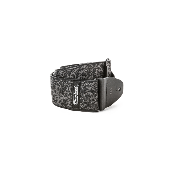 Dunlop D6714 Tracolla Jacquard Black Thistle