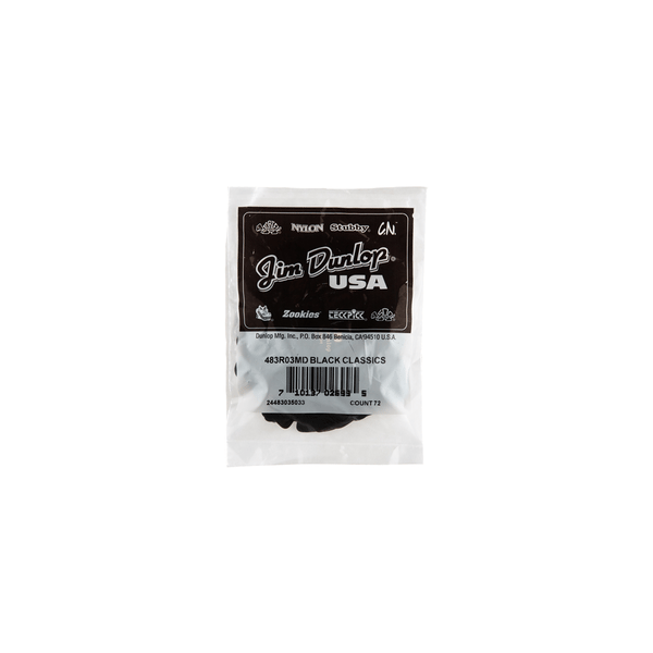 Dunlop 483R#03 Black Classic - Medium