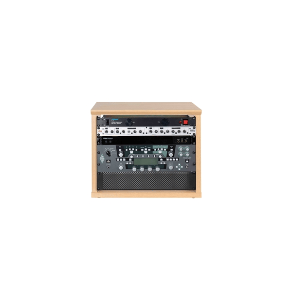 Gator Frameworks GFW-ELITERK-8U-MPL Rack 8U in legno naturale finitura opaca<br>